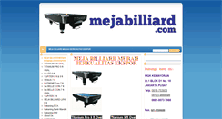 Desktop Screenshot of mejabilliard.com